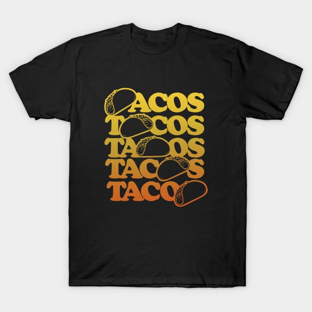 Tacos T-Shirt by bubbsnugg